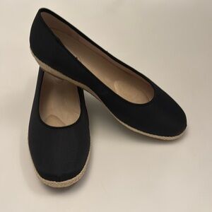 David Tate Classic Black Espadrilles